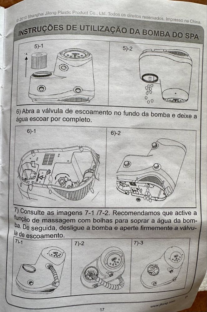 Bomba de SPA e Jacuzzi