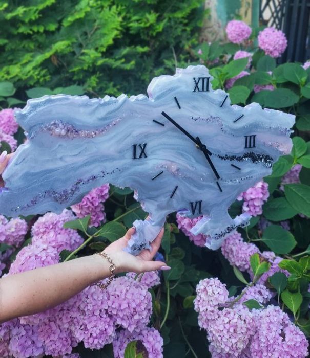 Патриотические часы Карта Украины