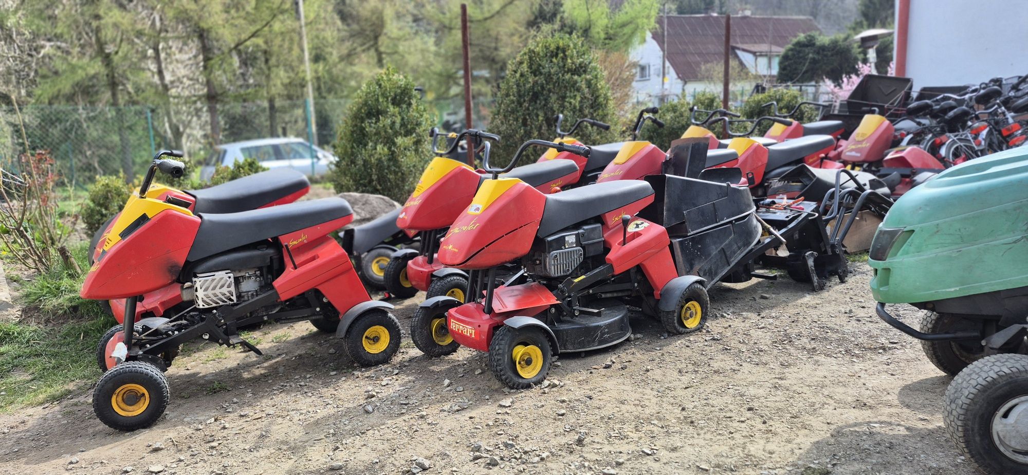 Traktorek kosiarka Wolf scooter