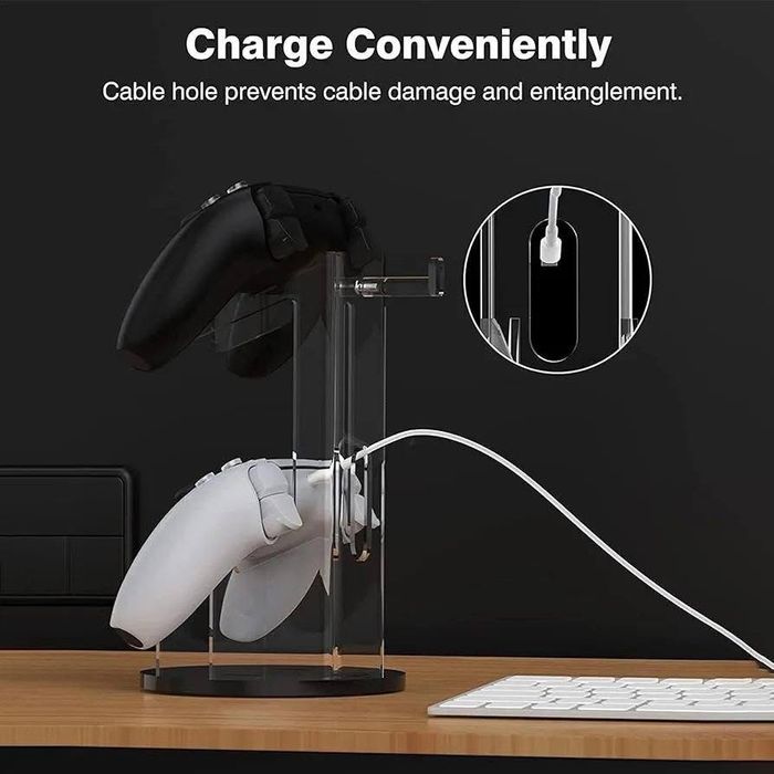 Stojak na pady i słuchawki . Kolor czarny