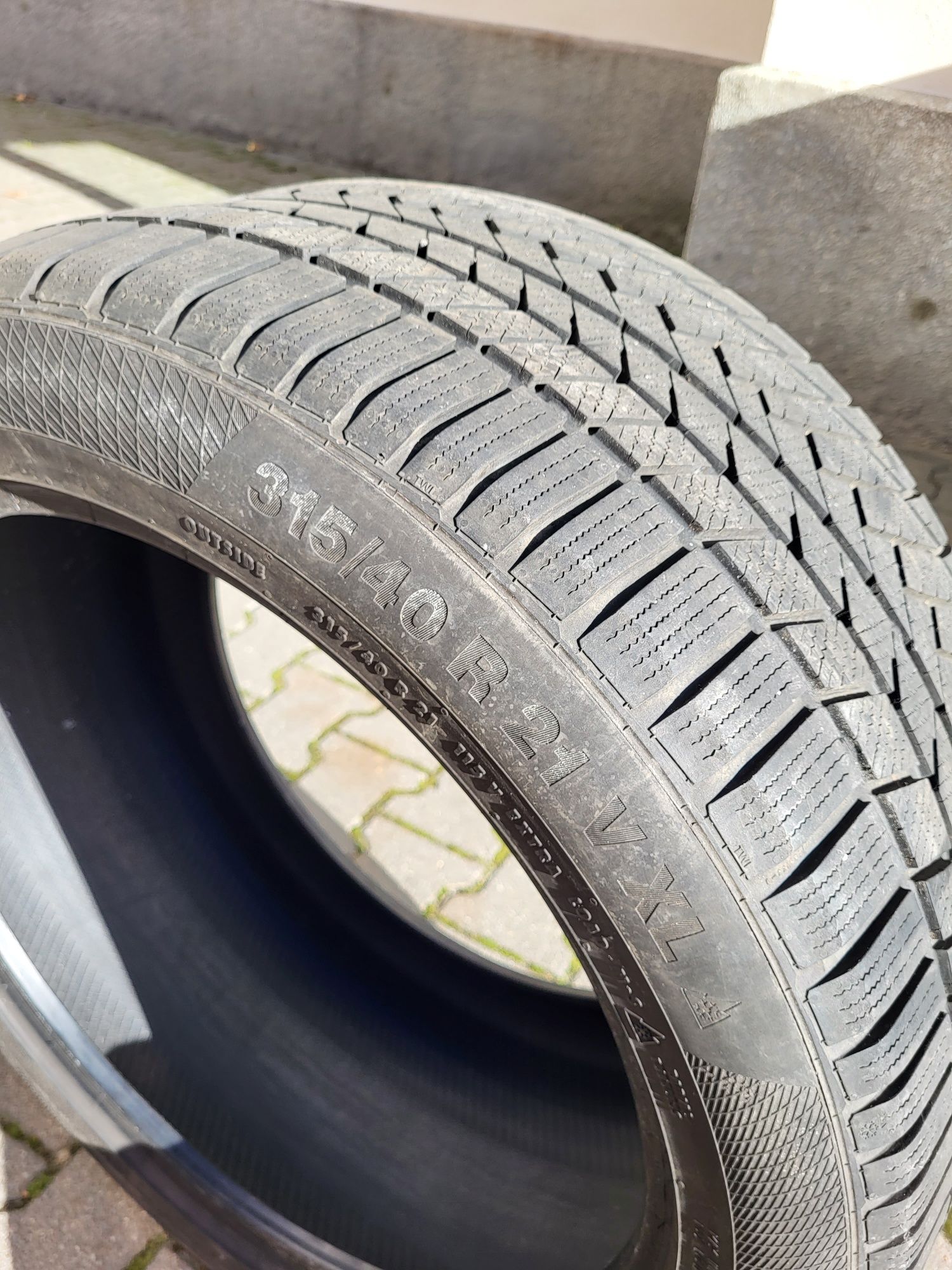 2x Opony Continental 315/40 R21 V XL WinterContact