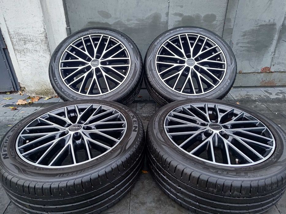 Felgi BORBET BS 17 cali 5x112 VW Audi Seat Skoda Mercedes BMW + opony