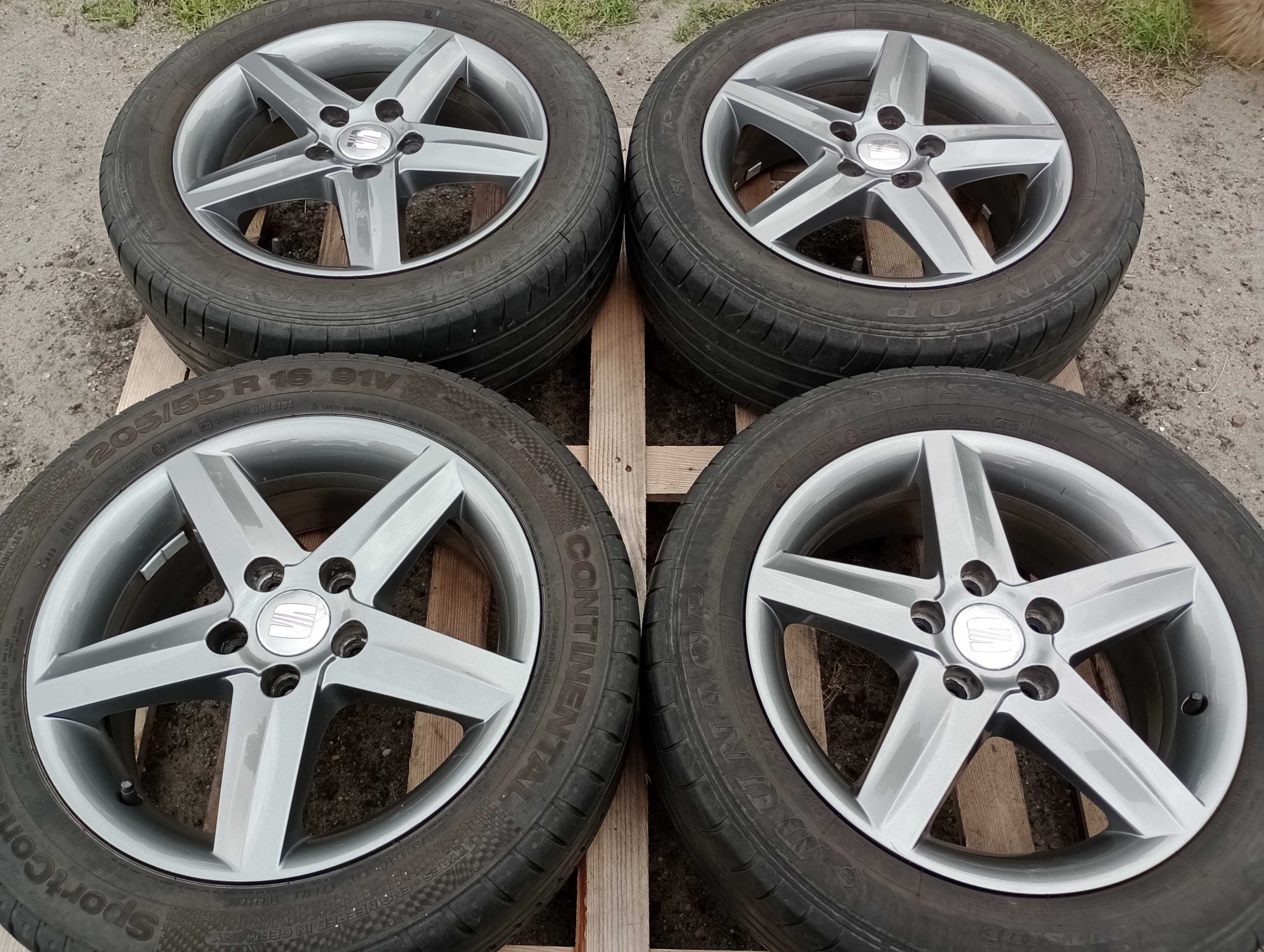 Alufelgi 16 cali 5x112 SEAT Altea Leon Exeo ORYGINALNE Audi VW Skoda