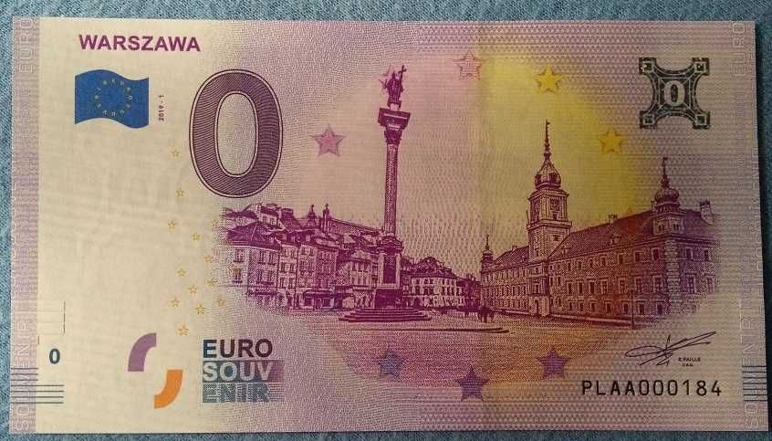 3 x 0 euro Warszawa + Legnica + Częstochowa ten sam niski numer 000184