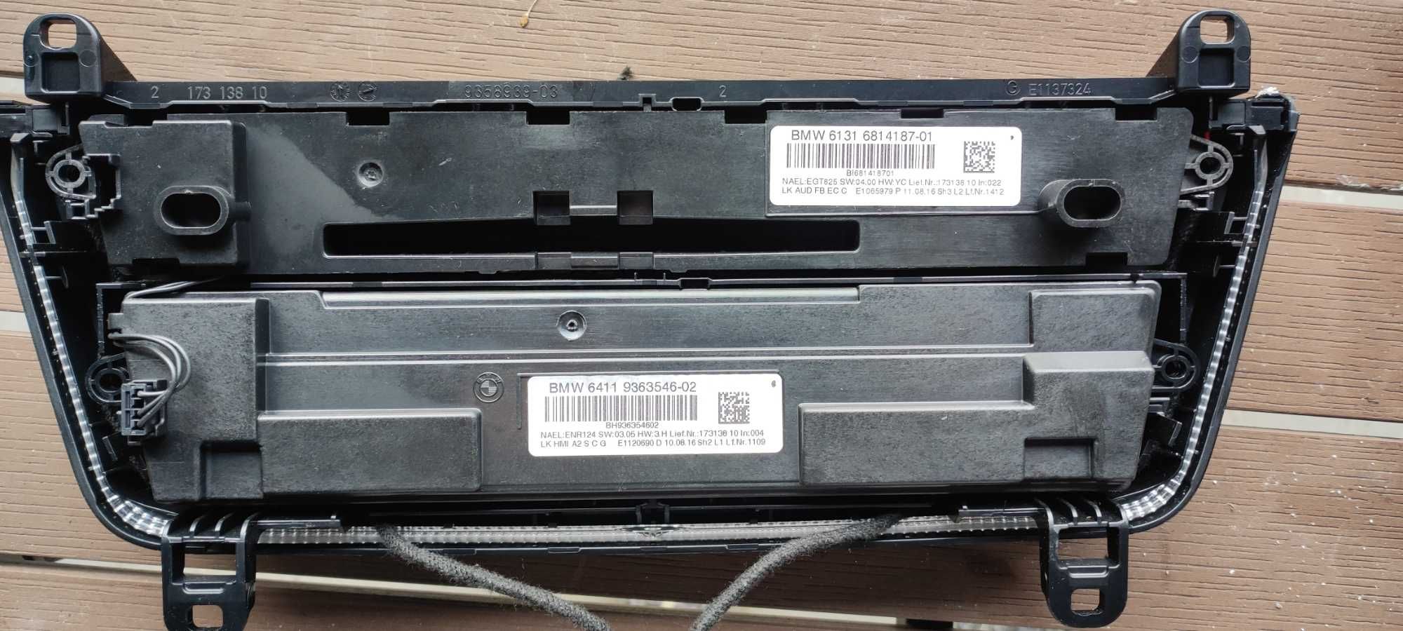 Panel klimatyzacji radia BMW F20 F21 F22