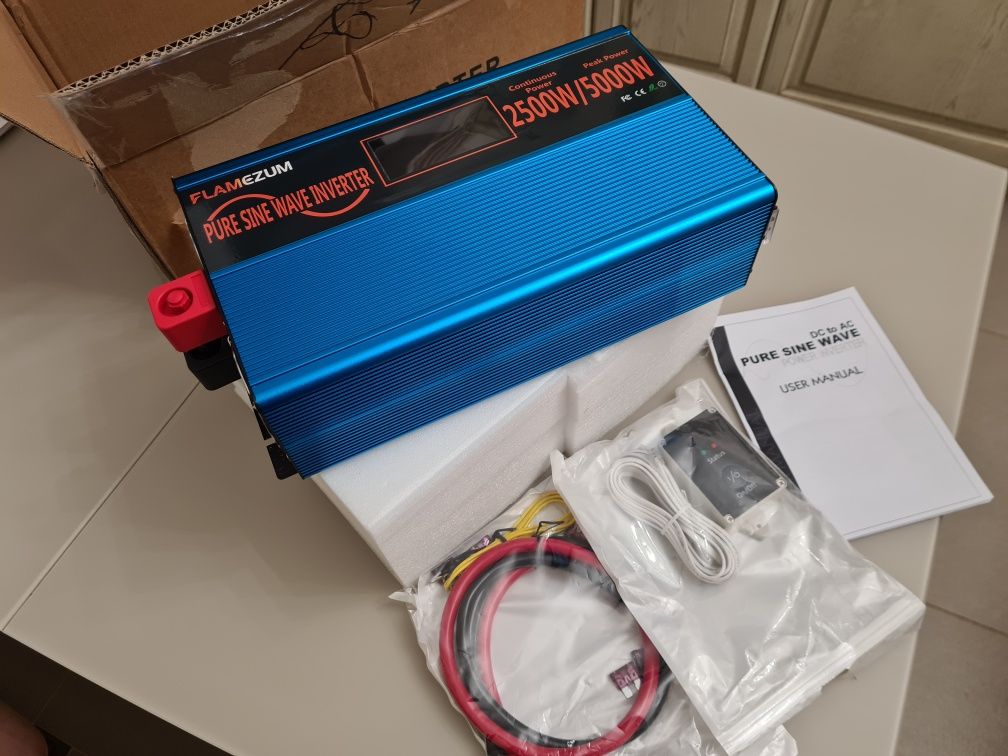Inverter інвертор 2,5кВ 2500w 5000w чистий синус 12в 240в