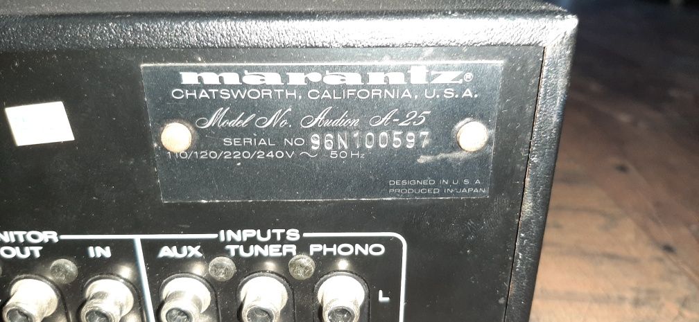 Wzmacniacz Vintage Marantz Audion-a25 szampański