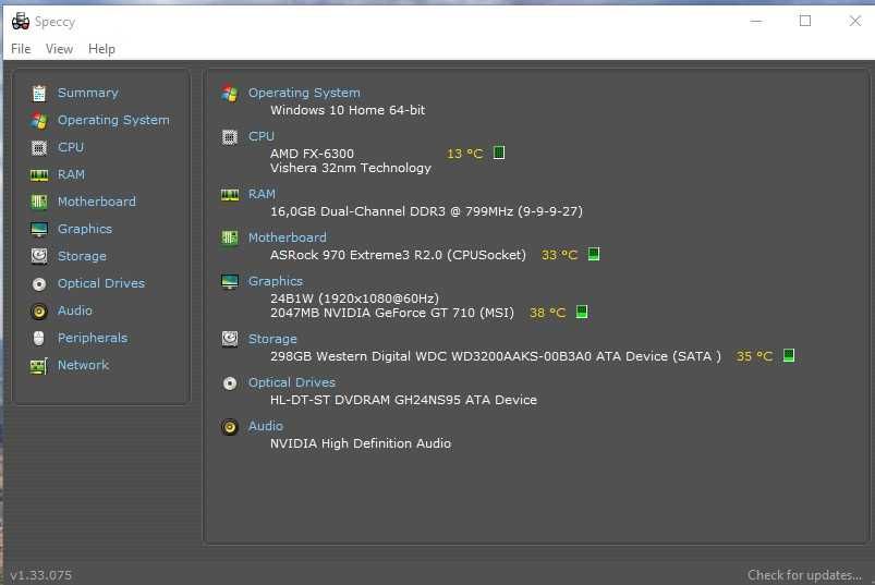 Комп’ютер/ FX-6300/ 16 GB DDR3/ GT 710/ HDD 320 GB/ Windows 10/ PC/ ПК