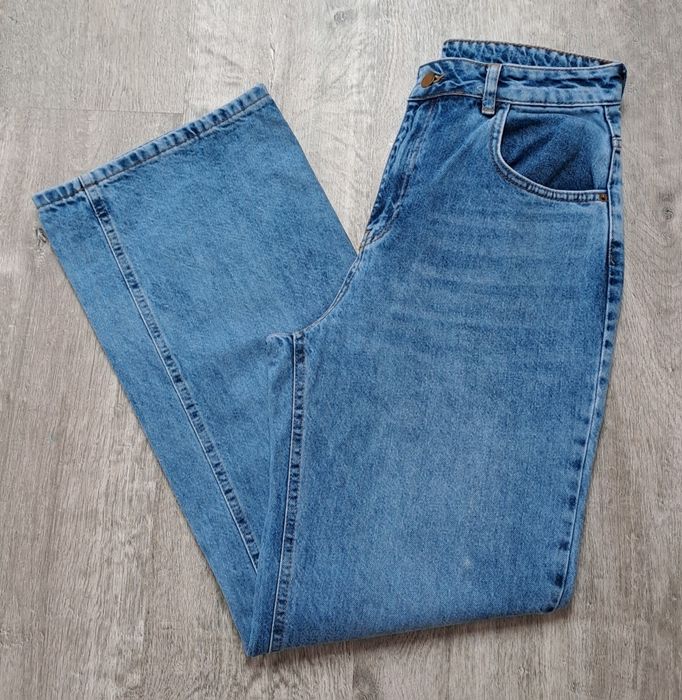 Szerokie jeansy roz L