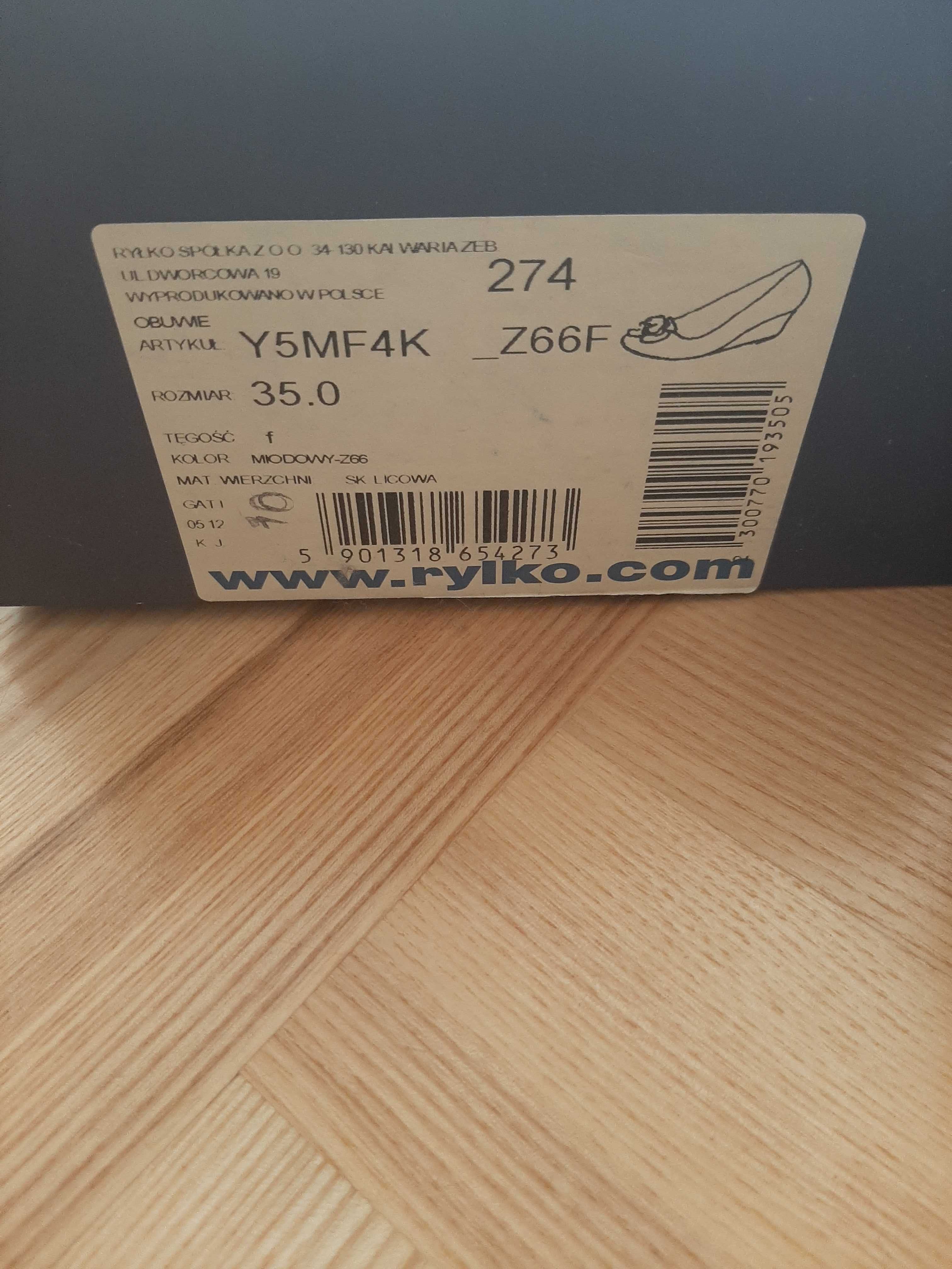 Buty Ryłko koturny rozmiar 35