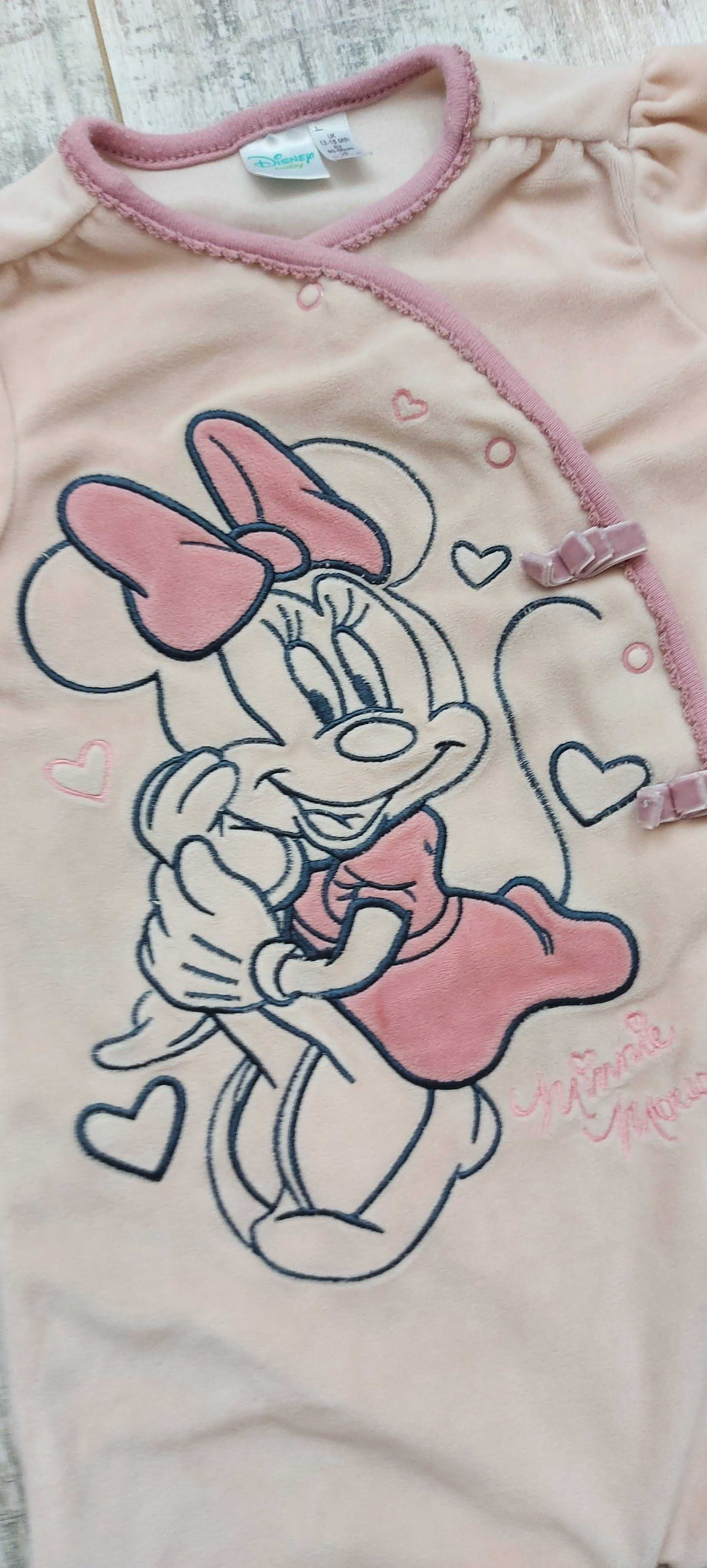 Mięciutki pajac-ramper Minnie 80-86cm 12-18m-cy