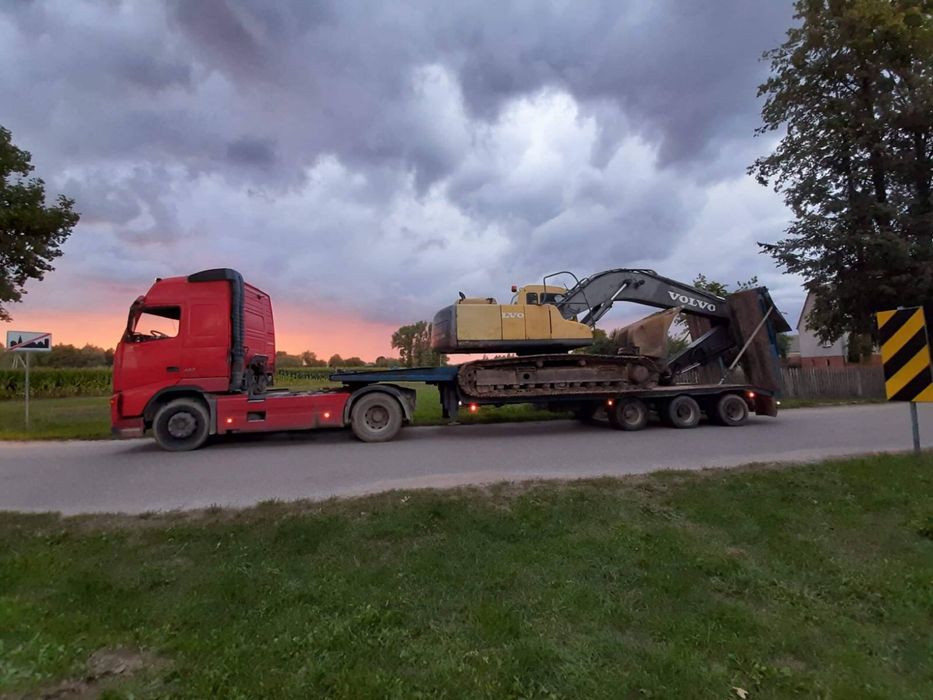 Usługi koparką gąsienicową, wywrotką, transport, roboty ziemne