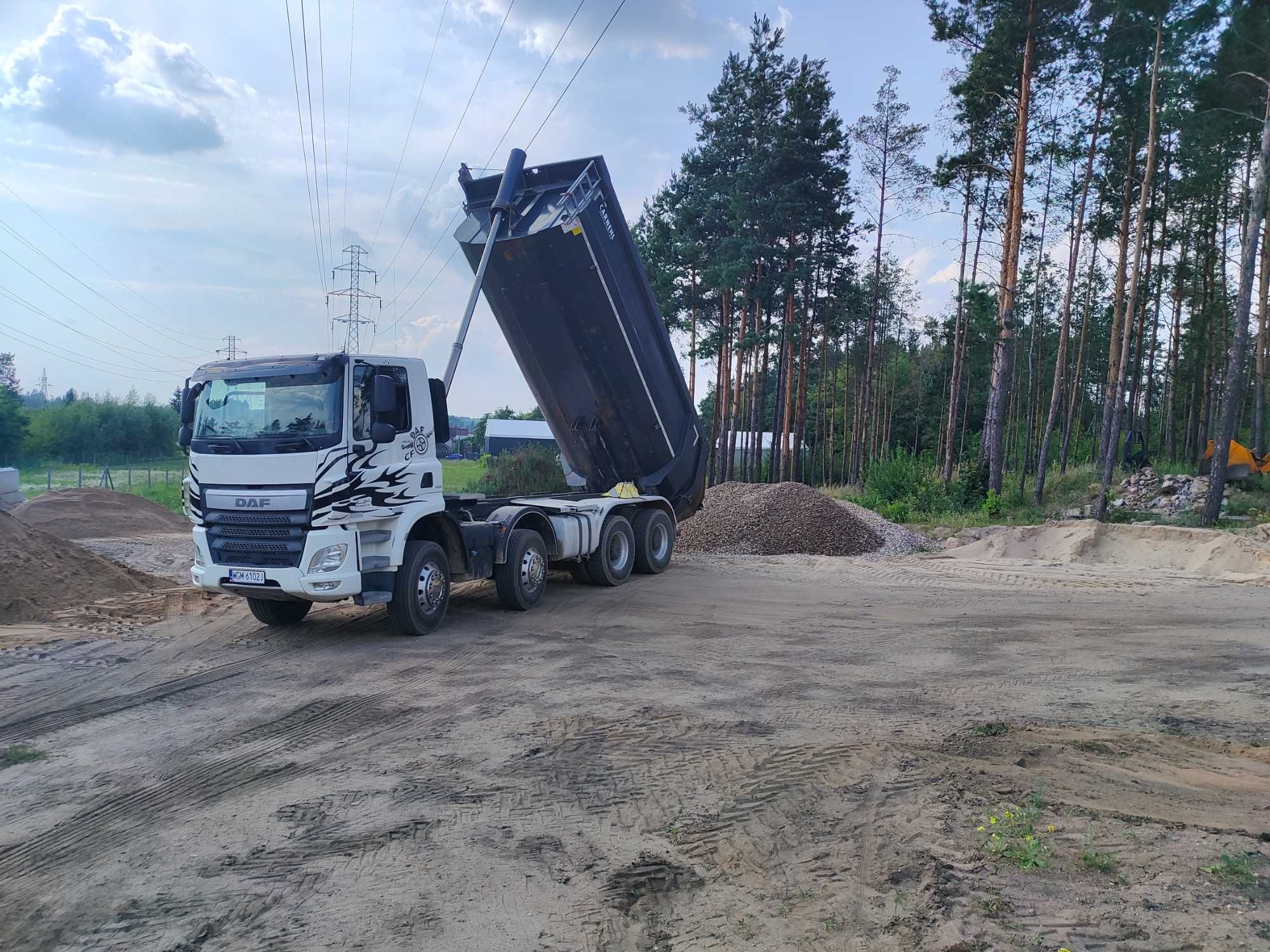 Czarnoziem siany ziemia siana, pulpa piasek żwir kamień płukany