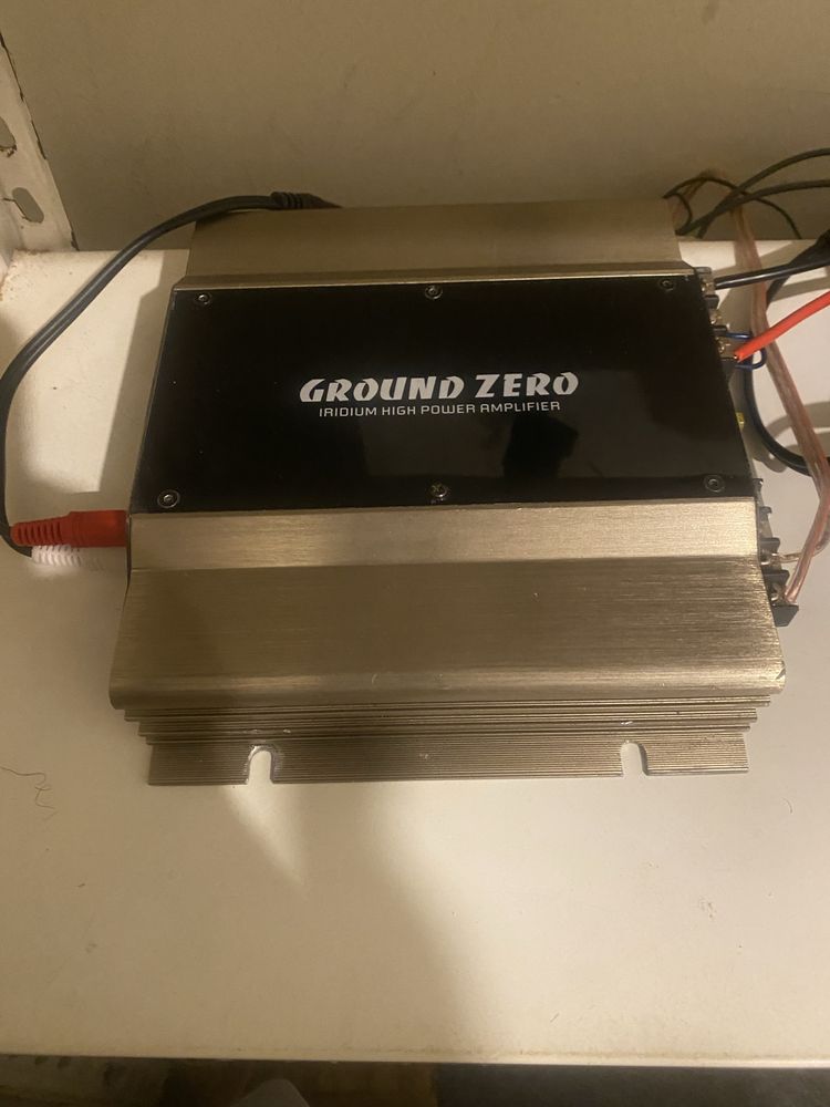 Amplificador Pioneer e Ground Zero