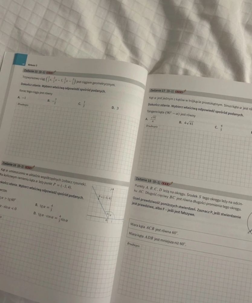 arkusze maturalne matematyka nowa era