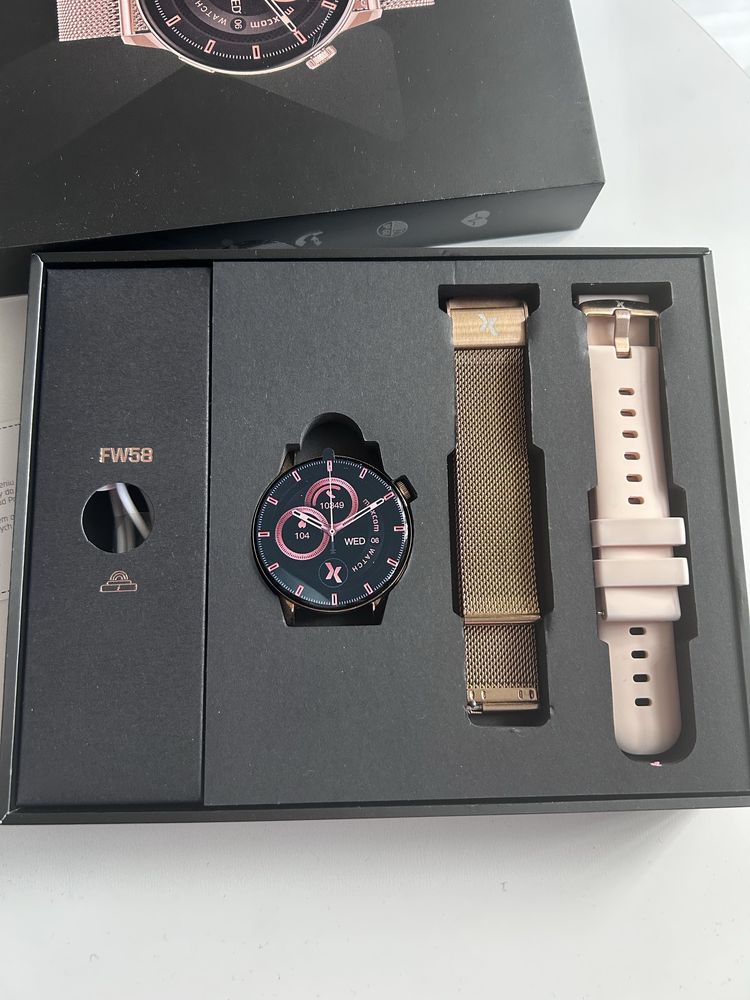 Smartwatch Maxcom FW58 Vanad Pro 46mm Złoty