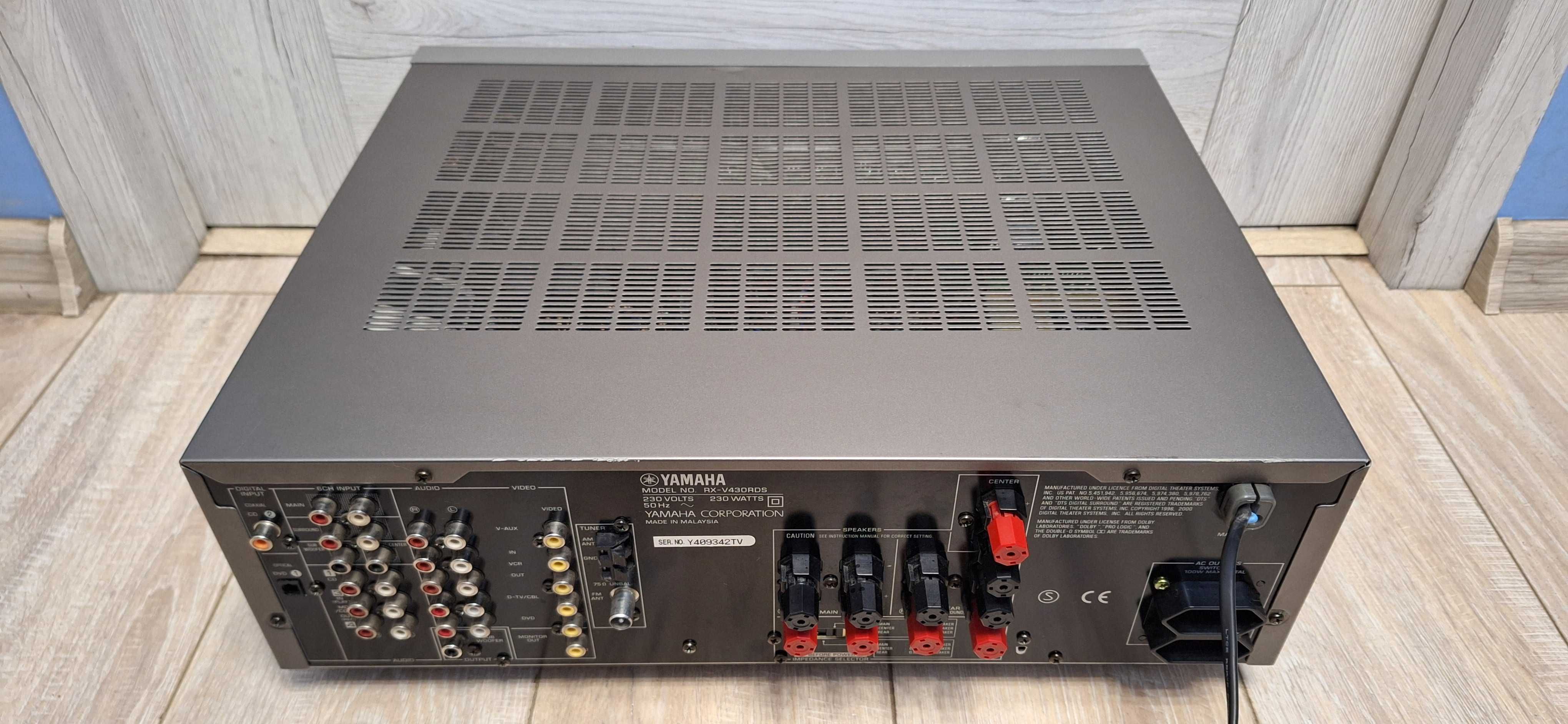 Amplituner YAMAHA RX-V430 RDS ! SZAMPAN 100 % Sprawny ! + Oryg. Pilot