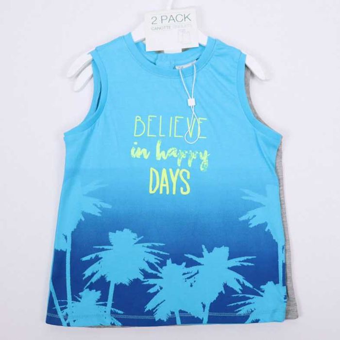 Koszulki chłopięce bez rękawów rozmiar 98