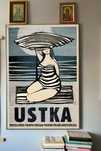 Plakat Ustka Polska Ryszard Kaja 100 x 70 cm