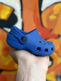 Crocs сандали тапочки c2-3 19-20 размер детские синие