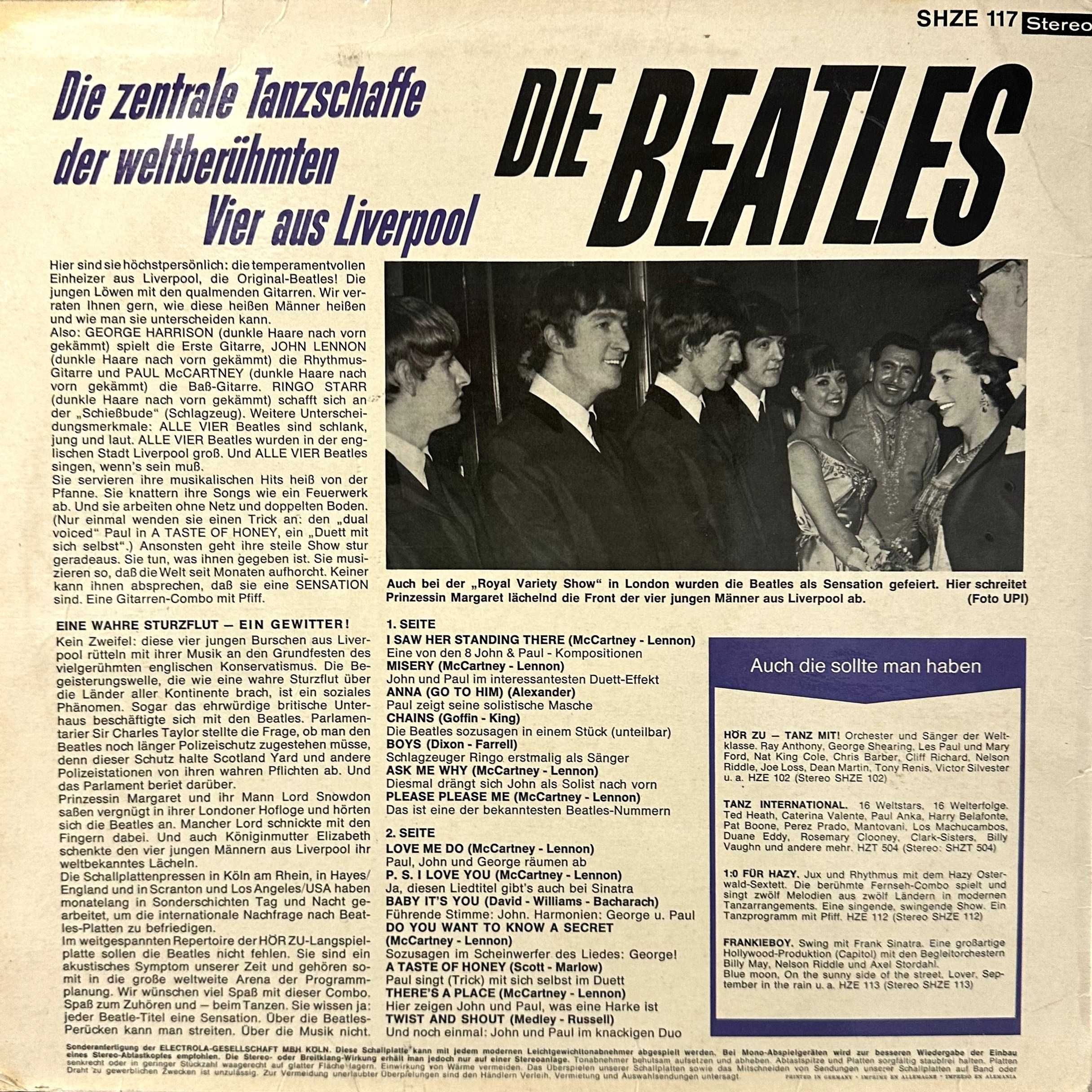 Die Beatles - Please Please Me (Vinyl, 1969, Germany)