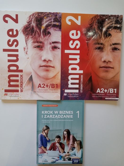 Komplet podręczników kl.2 szkoła średnia