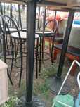 Mesa de bar pé alto