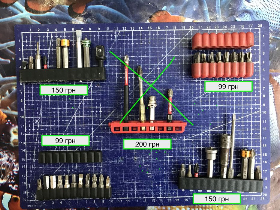 Битодержатель Milwaukee наборы бит разные