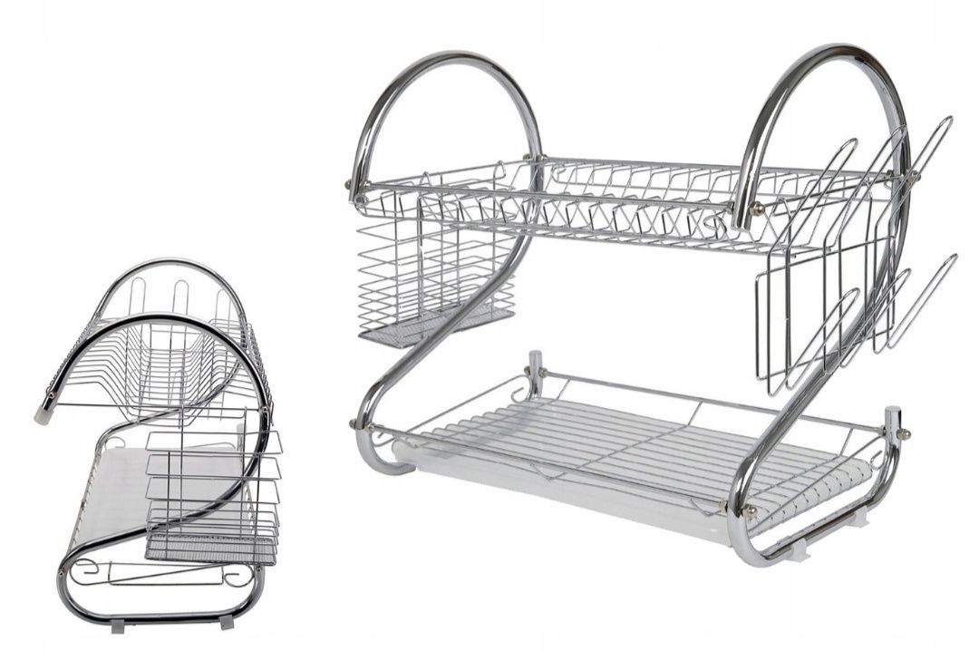 Suszarka do naczyń dwupoziomowa ociekacz