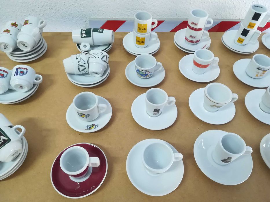 Chávenas café para coleção