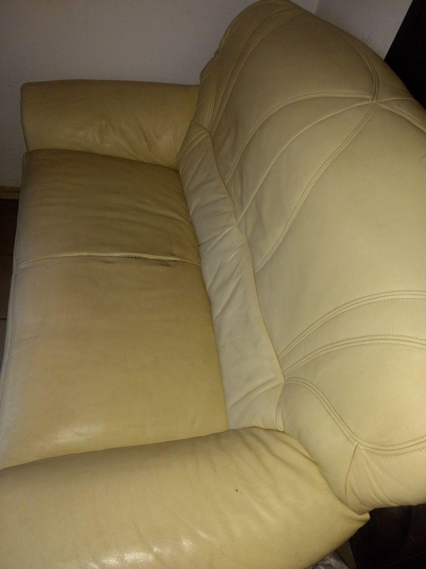 Kanapa sofa skórzana