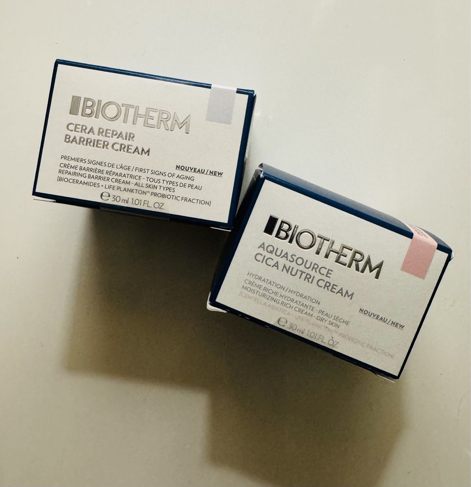 Biotherm Cera Repair, Aquasource Cica Nutri