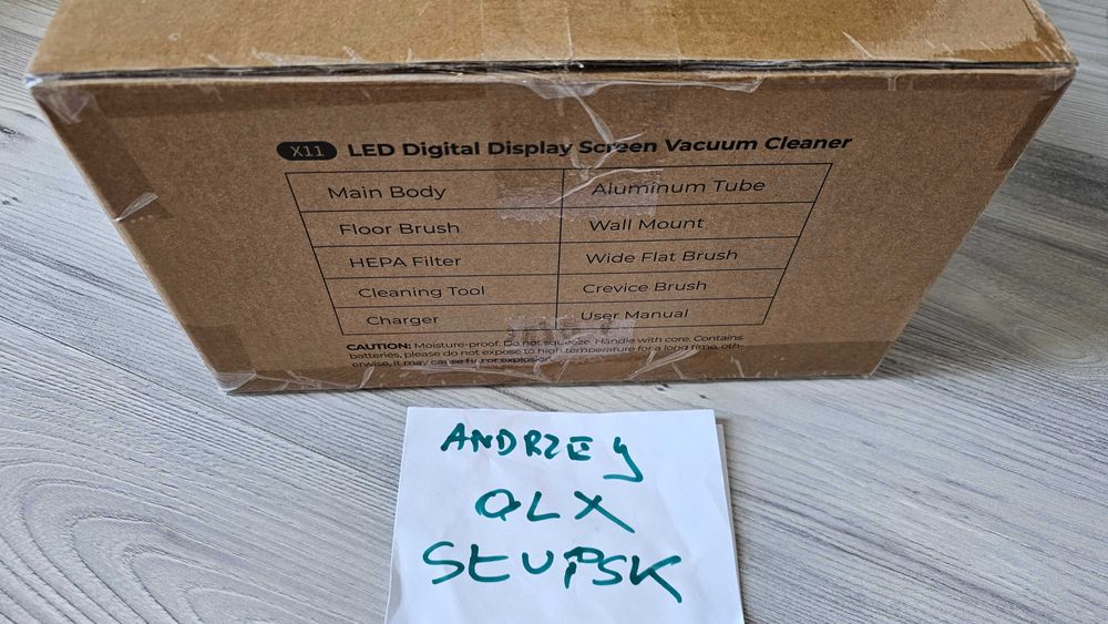 LARESAR X11 550W odkurzacz akumulatorowy NOWY Pełen zestaw akcesoriow