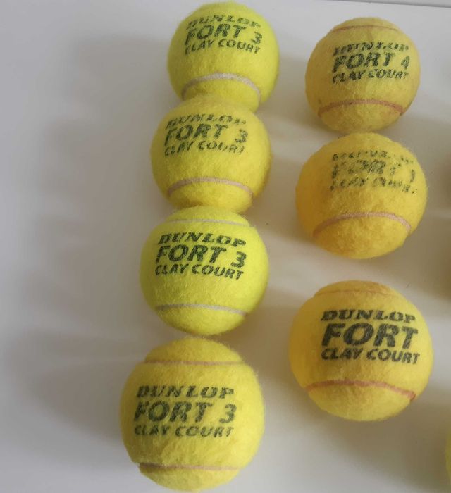 Lote de 16 Bolas de Ténis Tennis Dunlop Fort Usadas Boas