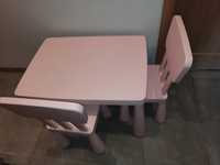 Stół i 2 krzesła Mammut Ikea