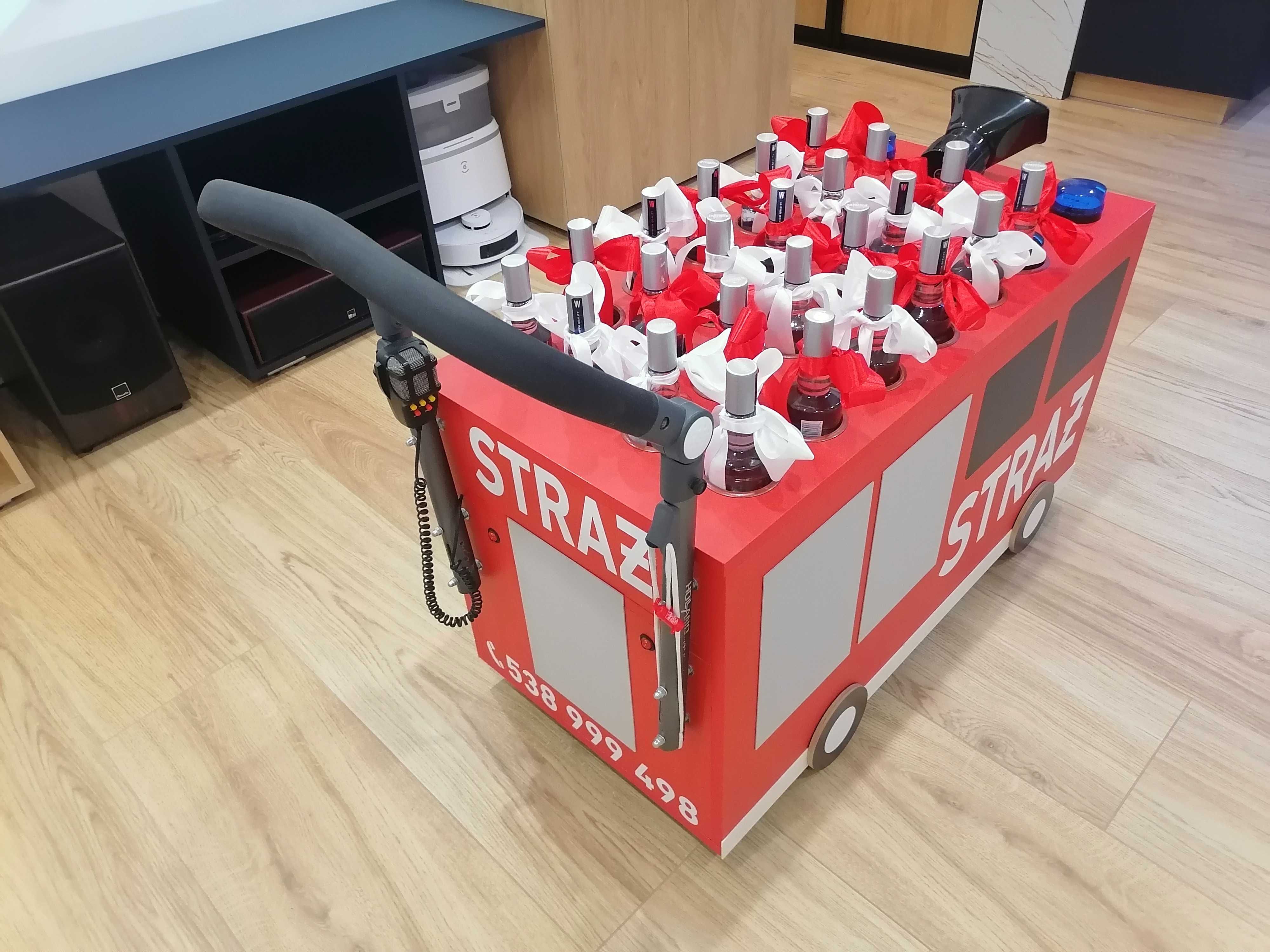 Wódkowóz Straż auto do przewożenia alkoholu na wesele MEGAFON syrena