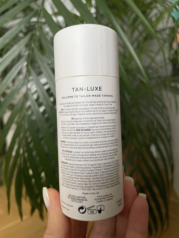 Tan luxe sleep oil оригінал