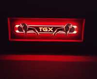 MAN TGX Lustro LED  na tylna sciane, nad łóżko M02-RED