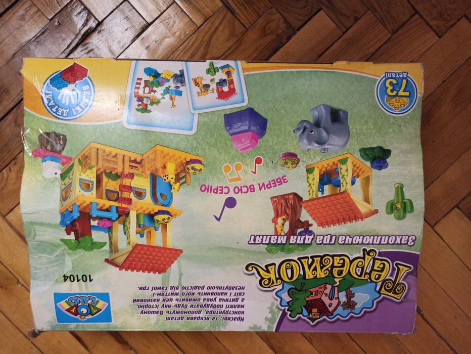 Дитячий конструктор "Теремок"(73 деталі)