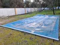 Cobertura de segurança de piscina