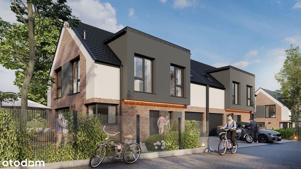 Nowy dom z ogrodem, z garażem i 2 miejsca postojowe