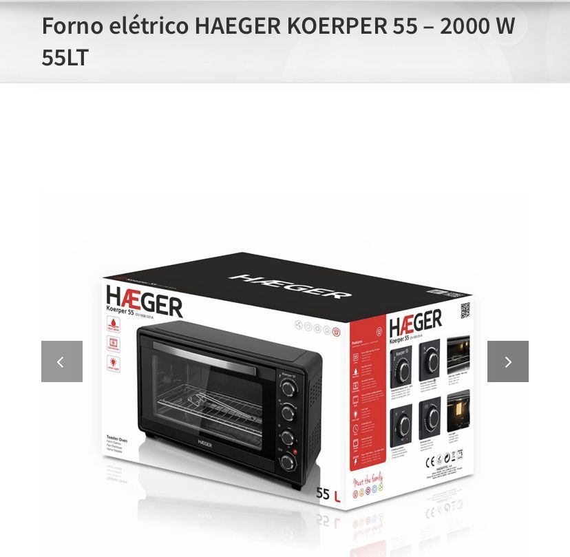 Forno electrico  Haeger