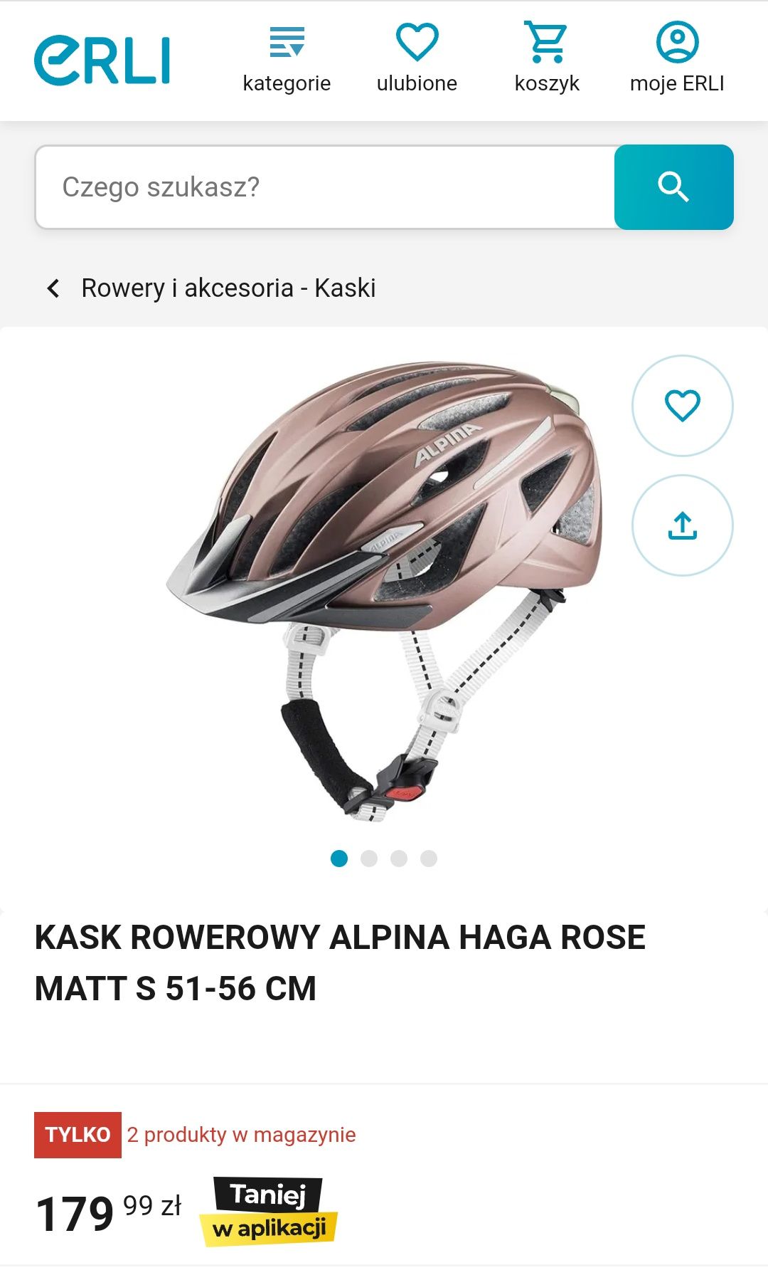 Kask rowerowy Alpina Haga rose matt r. S 51-56 cm