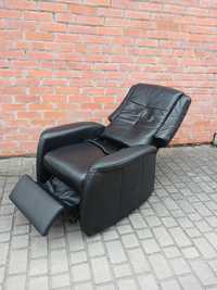 Електричне крісло шкіряне відпочинкове/реклайнер  Hukla
