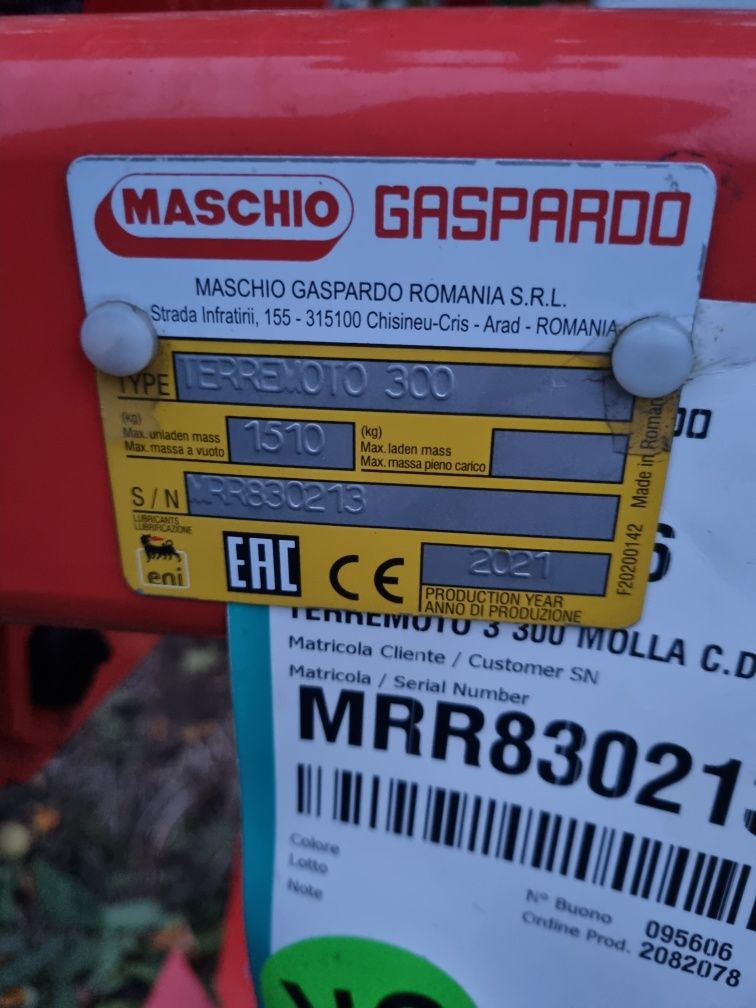 Maschio Gaspardo Terremoto Köckerling Lemken