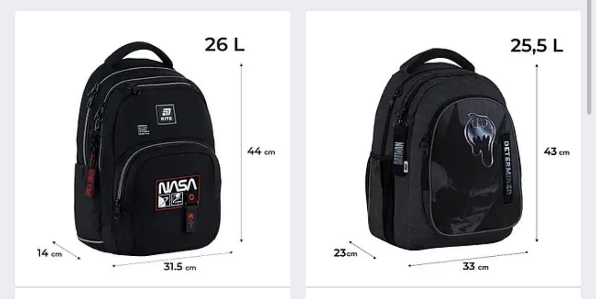 Рюкзак Kite K25-727L шкільний ранець ортопедичний портфель оригінал