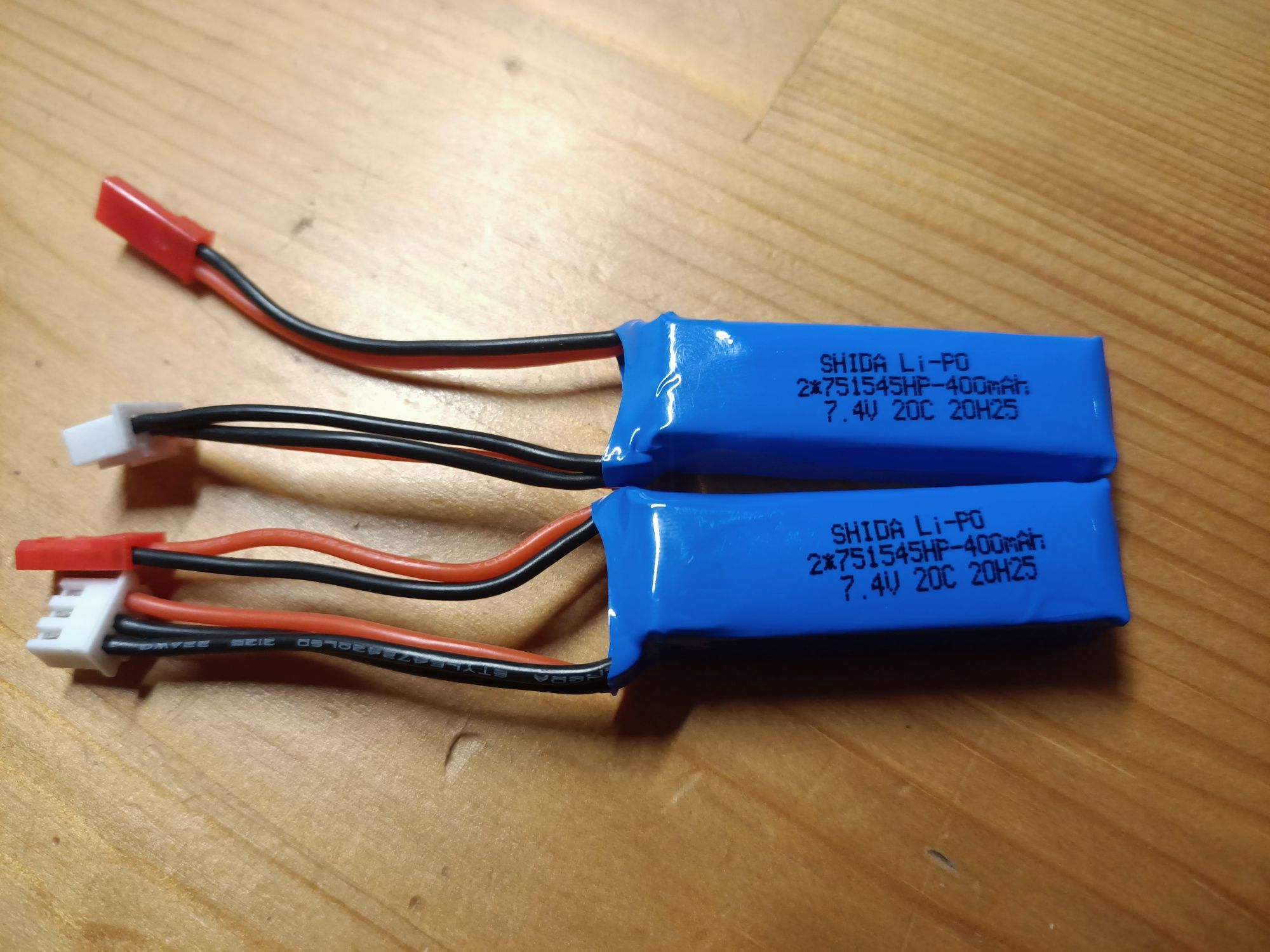 Wltoys akumulatory 7.4v 400mAh 20c