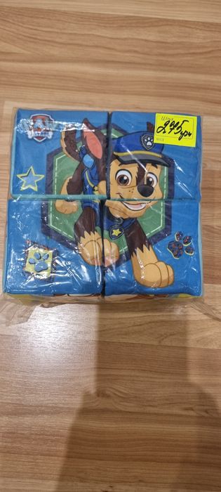 Дитячі кубики Щенячий патруль