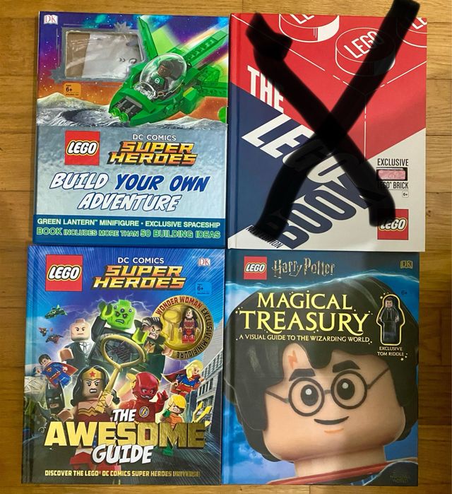 LIVROS LEGO PARA VENDA