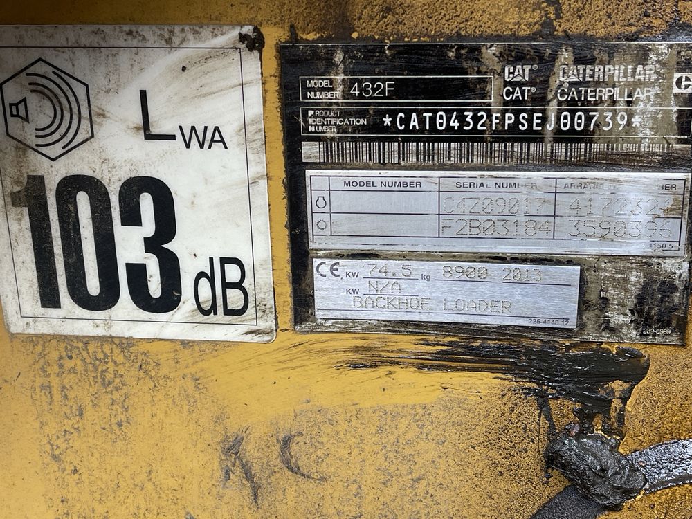 Koparka ładowarka CAT 432F